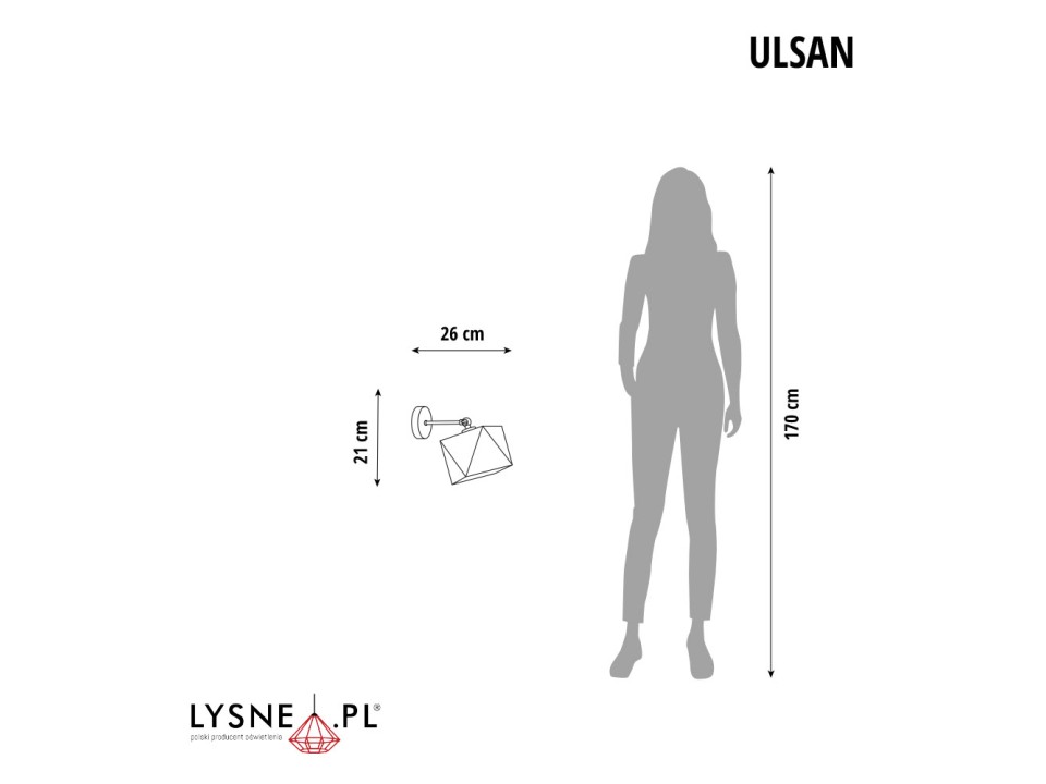 Designerskie oświetlenie salonowe z możliwością regulacji ULSAN  Lysne