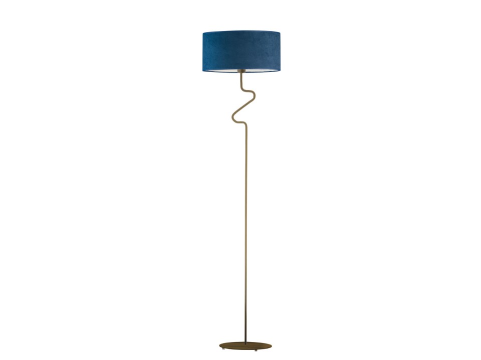 Lampa stojąca w nowoczesnym stylu MORONI VELUR  Lysne