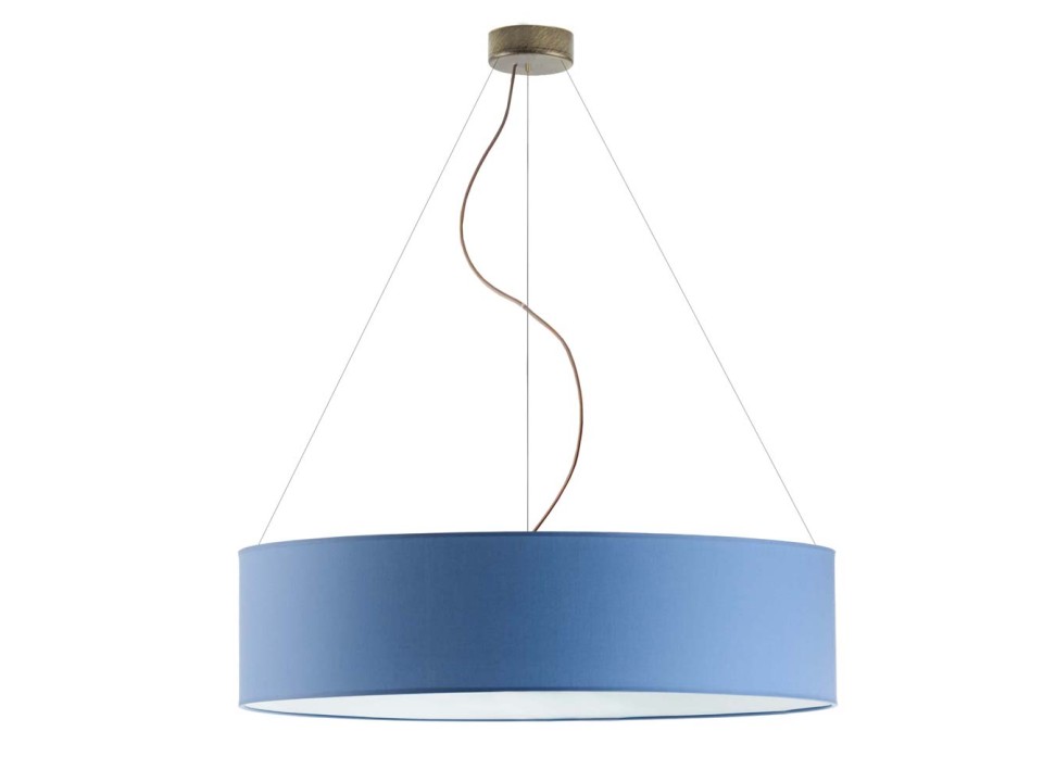 Lampa wisząca do pokoju dziecięcego PORTO fi - 80 cm - kolor niebieski  Lysne