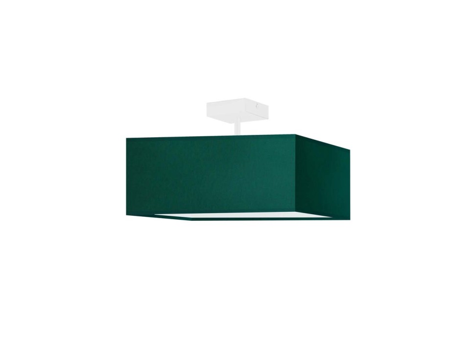 Lampa sufitowa do salonu ALBA - kolor zieleń butelkowa  Lysne