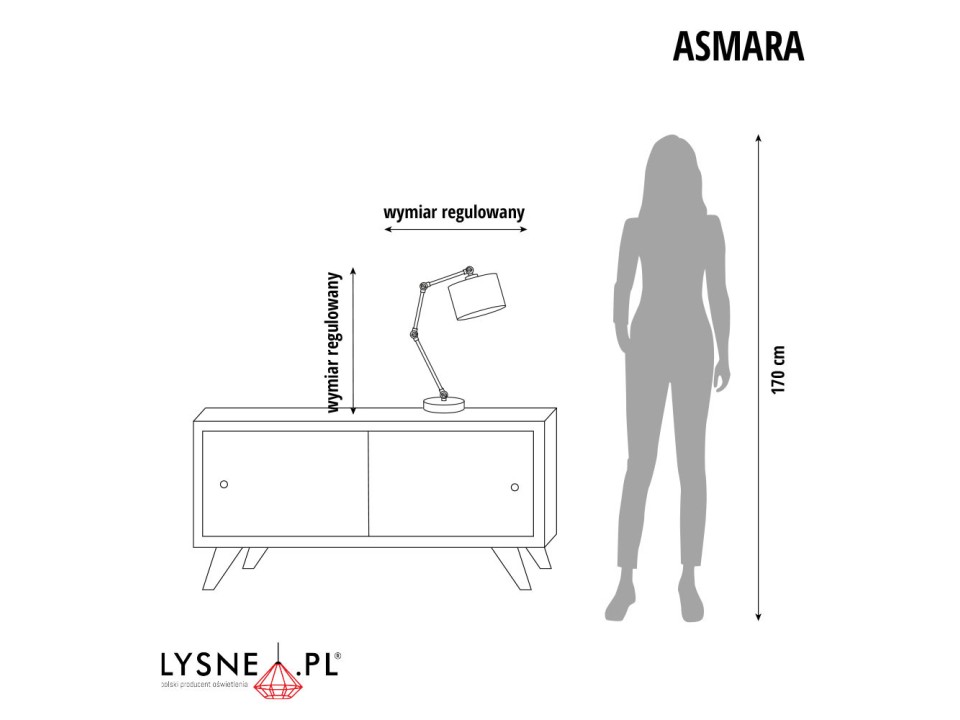 Lampka stołowa ASMARA ECO  Lysne
