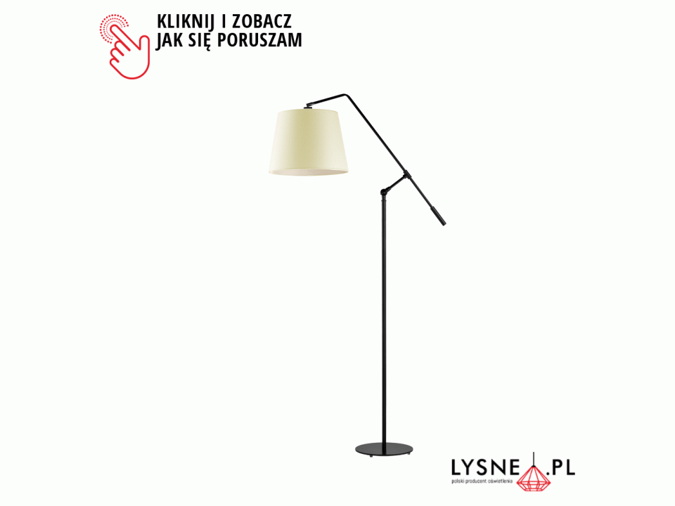 Lampa Designerska  podłogowa FOYA  Lysne