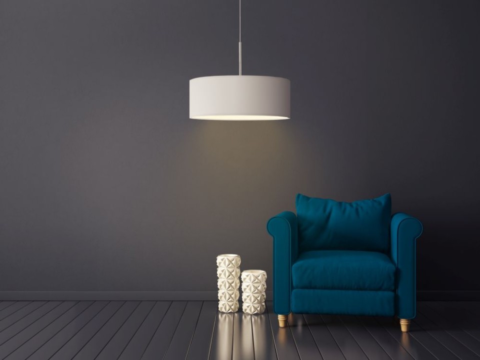 Lampa Designerska  wisząca SINTRA fi - 50 cm - kolor biały  Lysne