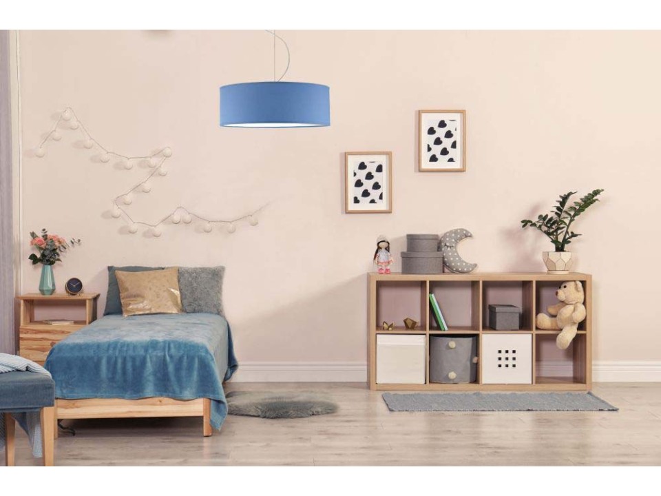 Lampa wisząca do pokoju dziecięcego HAJFA fi - 50 cm - kolor niebieski  Lysne