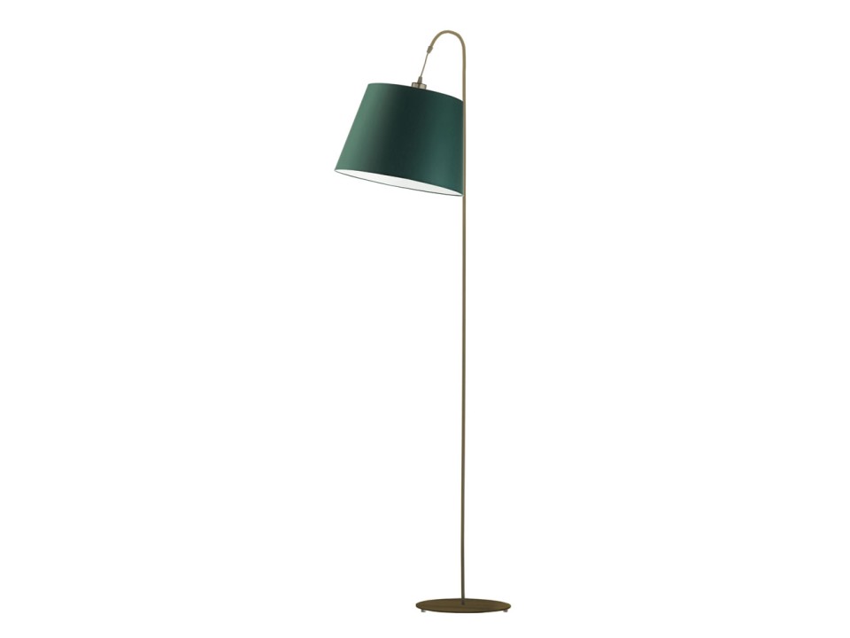 Lampa Stylowa  sufitowa GRENADA VELUR fi - 100 cm - kolor zieleń butelkowa   Lysne