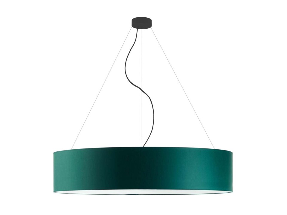 Lampa Kilkupłomienna  wisząca PORTO fi - 100 cm - zieleń butelkowa  Lysne