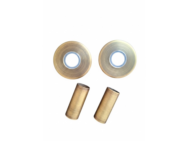 Rozety pojedyncze z tulejami retro, stary mosiądz