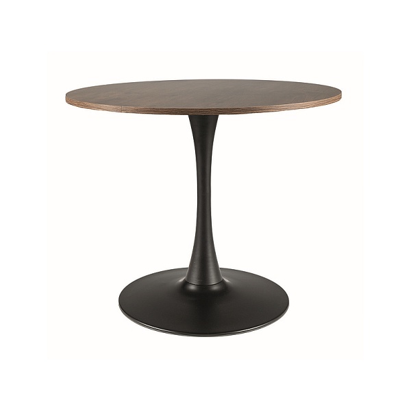 Stół AMADEO ii orzech/czarny mat fi 90 - Signal