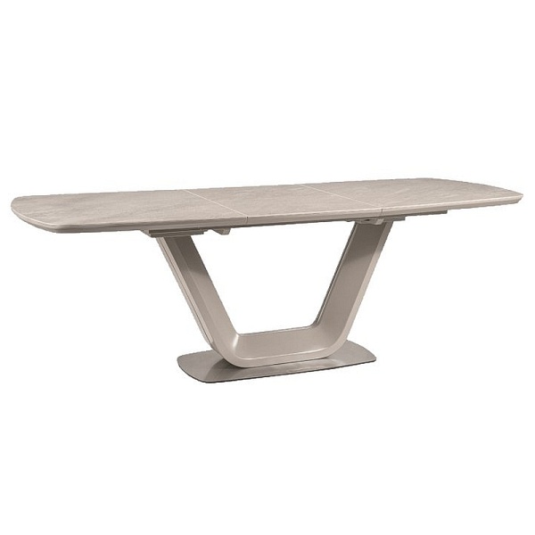 Stół ARMANI ceramic szary efekt marmuru / szary mat 160(220)x90 - Signal