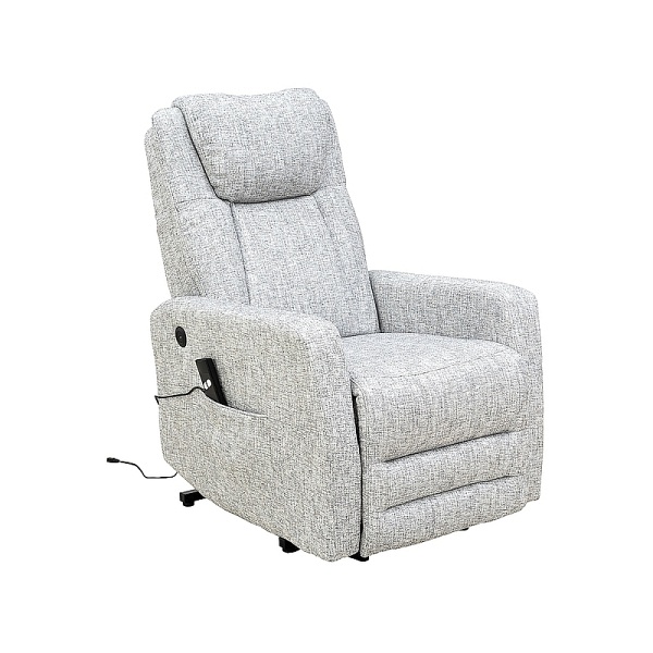 Fotel rozkładany ADONIS (funkcja pionizacji) szary tap.178 - Signal