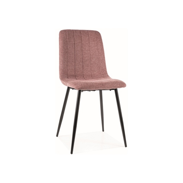 Krzesło ALAN brego czarny stelaż/jasny wrzosowy 90 - Signal
