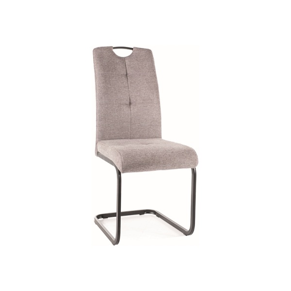 Krzesło AXO brego czarny stelaż/szary 07 - Signal