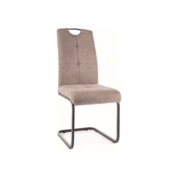 Krzesło AXO brego czarny stelaż/beż 34 - Signal