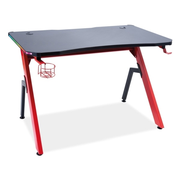 Biurko B-006 czerwony/czarny - Signal