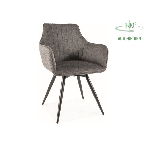 Krzesło BALLO brego stelaż czarny / ciemny szary 18 - Signal