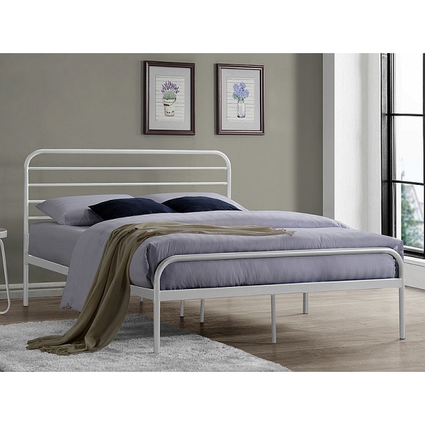 Łóżko BOLONIA140X200 kolor biały - Signal