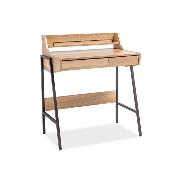 Biurko B-168 dąb/ c.brąz - Signal