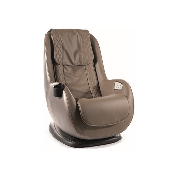 Fotel BUGATTI (funkcja masażu) skóra synt. beż tap.224/ brąz tap.225 - Signal
