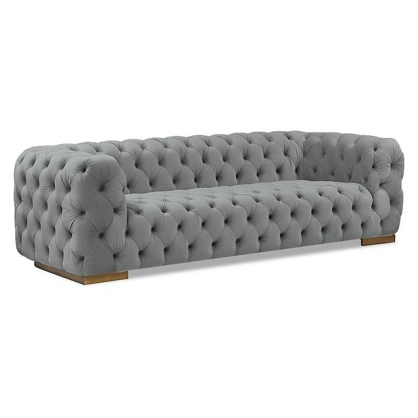 Sofa CHESTER 3 velvet beżowy tap.199 - Signal