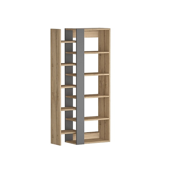 Regał COMBO dąb wotan / antracyt 165x80 - Signal