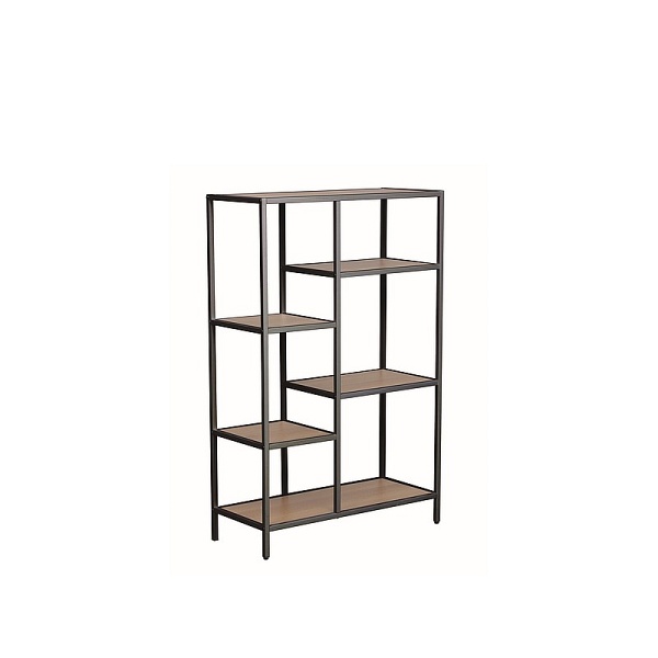 Regał COSTA b dąb/czarny - Signal