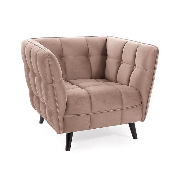 Fotel CASTELLO 1 velvet c. beż bluvel 40 / wenge - Signal