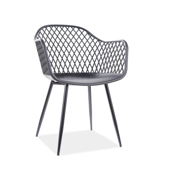 Krzesło CORRAL b czarny stelaż / czarny - Signal