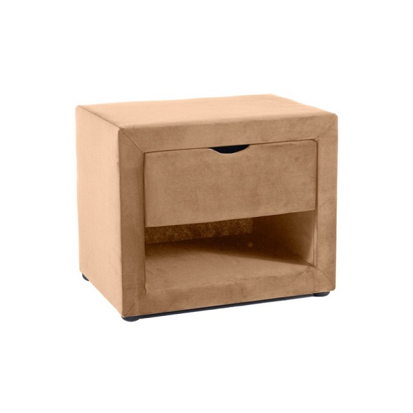 Szafka nocna ET-001 velvet beż bluvel 28 - Signal
