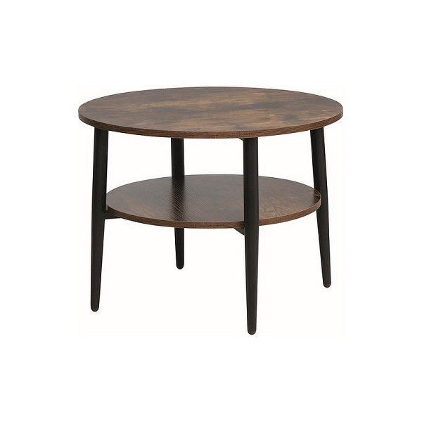 Ława ELLA b brąz rustykalny/czarny - Signal