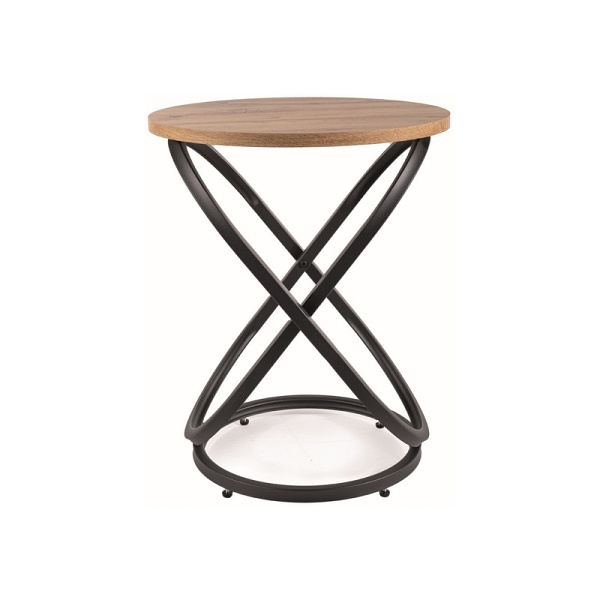 Ława EOS e dąb artisan/czarny fi45 - Signal