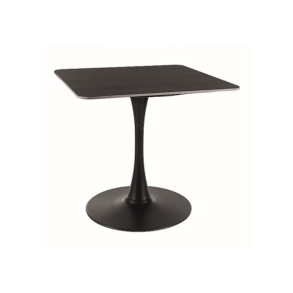 Stół ESPERO ii czarny mat/czarny 80x80 - Signal