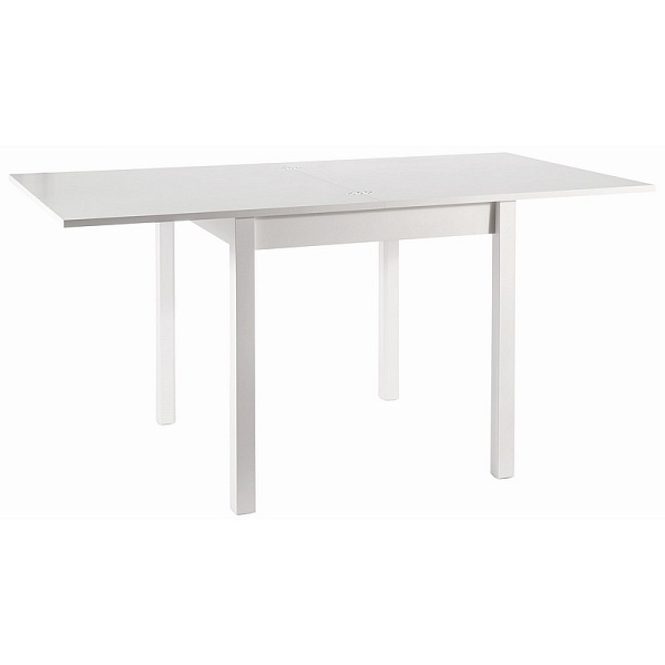 Stół FLIP biały mat 80(160)x80 - Signal