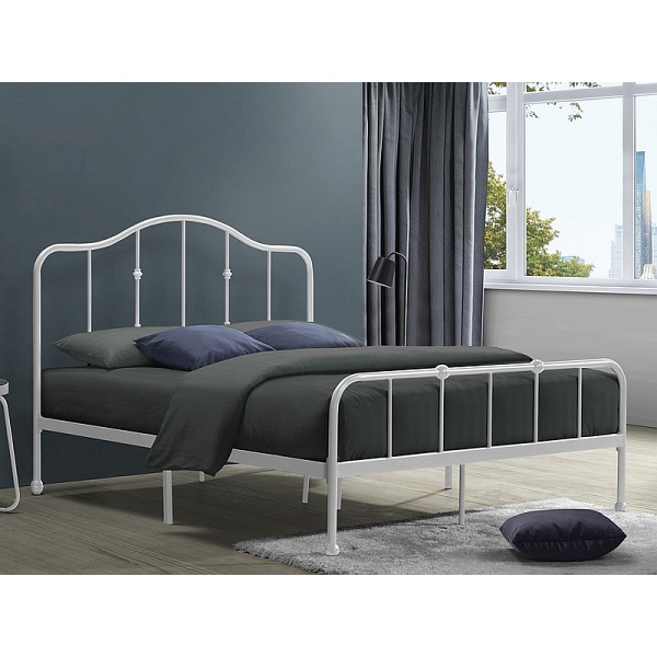 Łóżko FLORENCJA 140x200 kolor biały - Signal