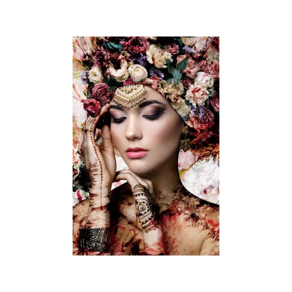 Obraz FLOWER woman ii 80x120 - Signal
