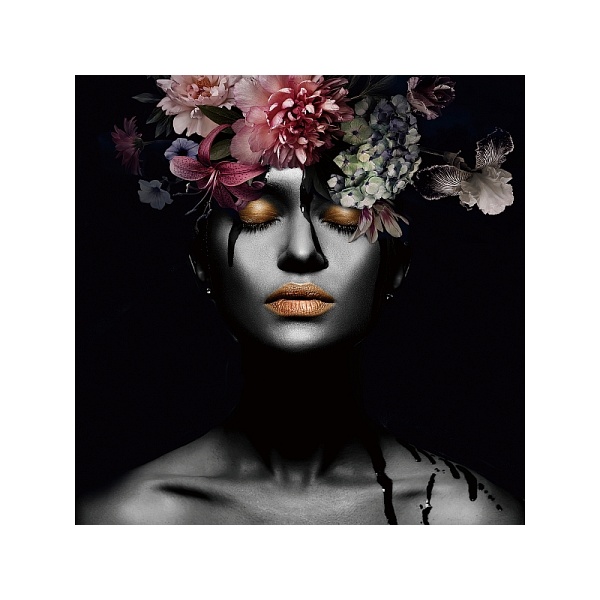 Obraz FLOWER woman iii 80x80 - Signal
