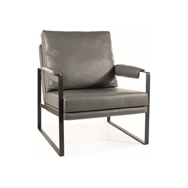 Fotel FOCUS skóra synt. szary buffalo 06 - Signal