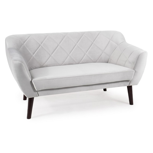 Sofa  karo 2 velvet j. szary bluvel 03 / wenge - Signal