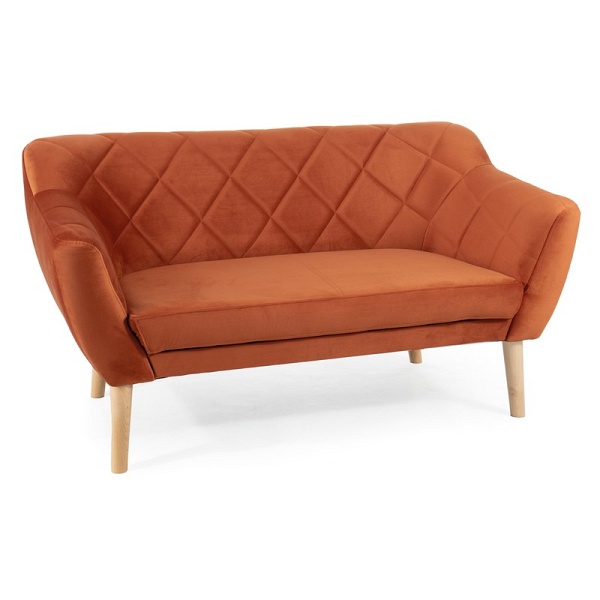 Sofa  karo 2 velvet cynamon bluvel 4215 / buk - Signal