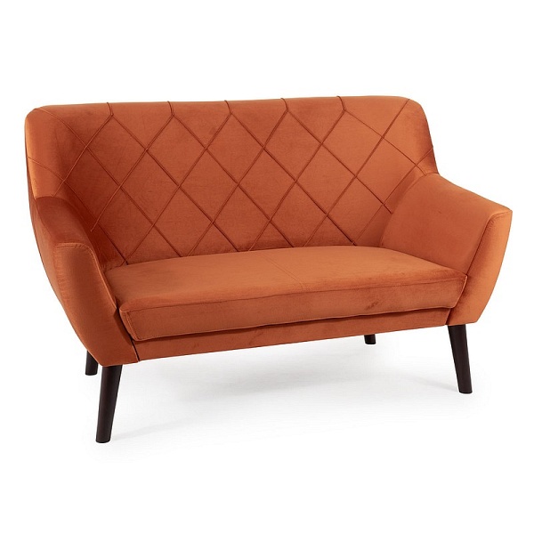Sofa KIER 2 velvet cynamon bluvel 4215 / wenge - Signal