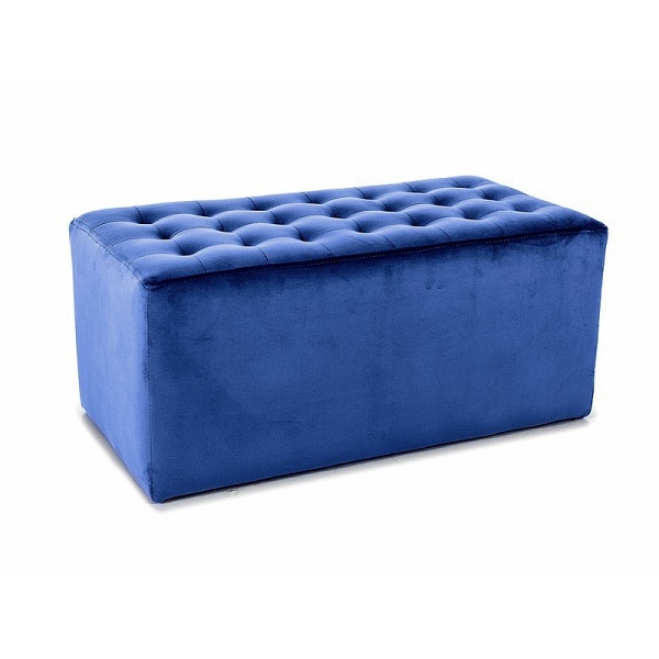 Puf LORI 2 velvet granatowy bluvel 86 - Signal