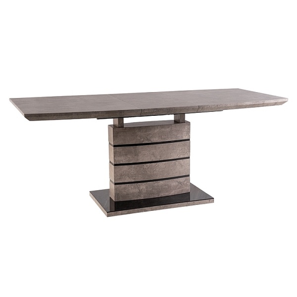 Stół LEONARDO efekt betonu 140(180)x80 - Signal