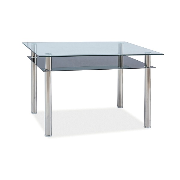 Stół MADRAS transp./chrom 90x60x75 - Signal