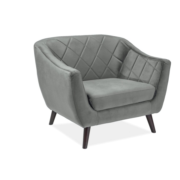 Fotel MOLLY 1 brego beż 34 / wenge - Signal