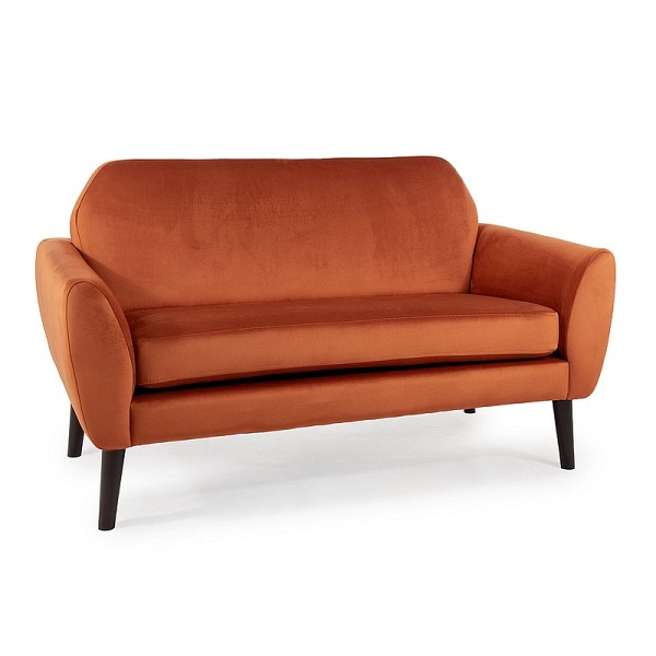 Sofa MENA velvet cynamon bluvel 4215 / wenge - Signal