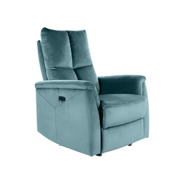 Fotel rozkładany NEPTUN velvet zielony bluvel 78 - Signal