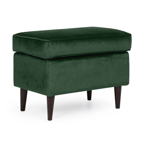 Podnóżek RON velvet zielony bluvel 78 / wenge (p) - Signal