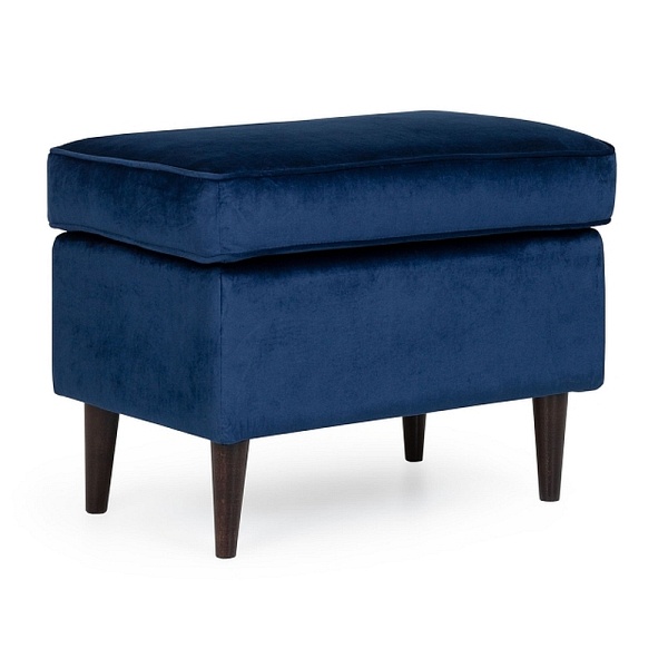 Podnóżek RON velvet granatowy bluvel 86 / wenge (p) - Signal