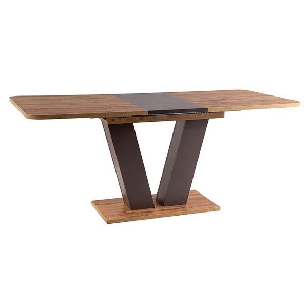 Stół PLATON dąb wotan / brąz 136(176)x80 in - Signal