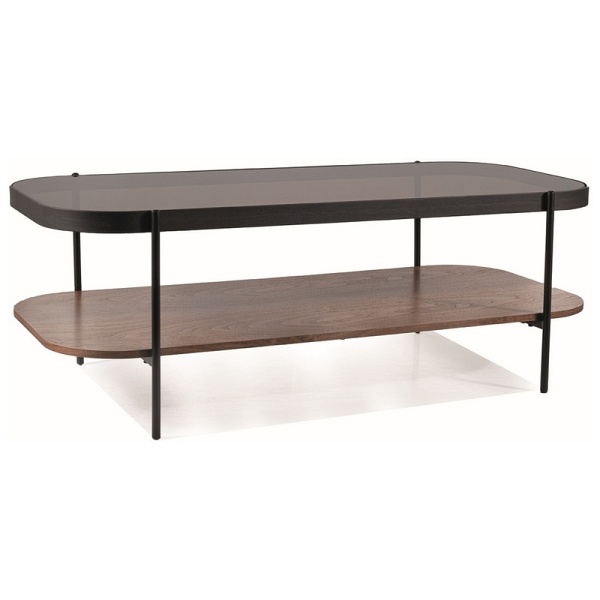 Ława PRIMA a bursztynowy/orzech 120x58x43 - Signal