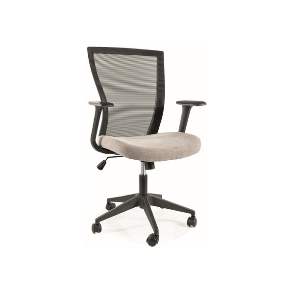 Fotel obrotowy Q-328 czarny/szary - Signal